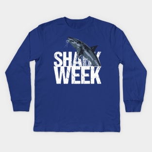 Shark Week Kids Long Sleeve T-Shirt